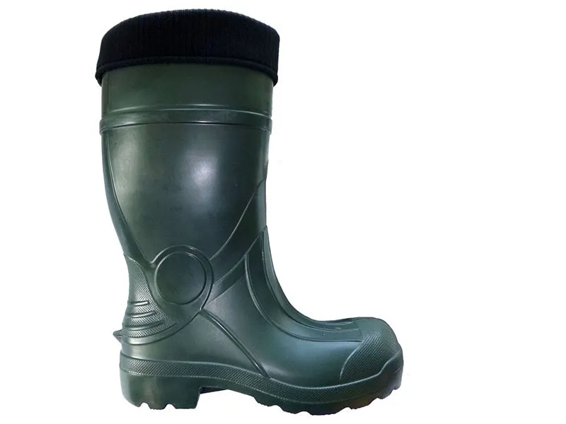 Bota de Goma con Calcetín Extraíble Verde - Ref. 0260