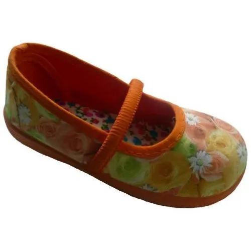 Zapatillas niña Naranja 03