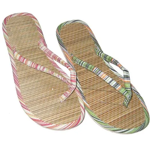Chanclas de colores para mujer Mayorista Rojo Verde 05210A
