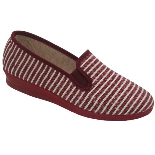 Zapatillas cerradas con cuña anatómica La Barca ® 35 a 41 Burdeos 103
