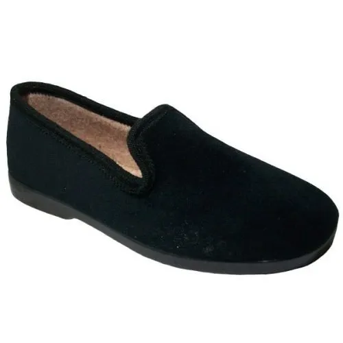 Zapatilla señora mayor cerrada La Barca® 38/40 Negro 109