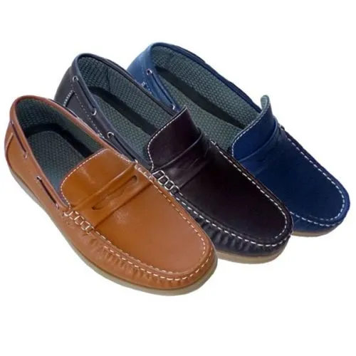 Zapatos caballero 39/45 Cuero, Marino y Marrón 1105