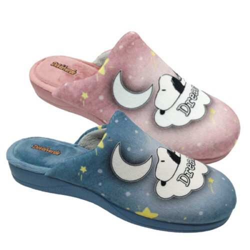 Zapatillas descalzas Dream señora o chica con piso de goma gruesa DeValverde 35 a 42 Ducados Salmon 1194