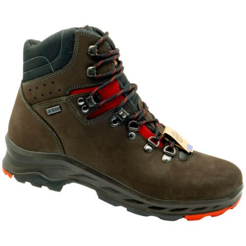 Botas Anibal® piel hidrofugada y membrana repelente al agua - suela de doble densidad Ligera y Resistente - 36/47 Marrón/Rojo 13703