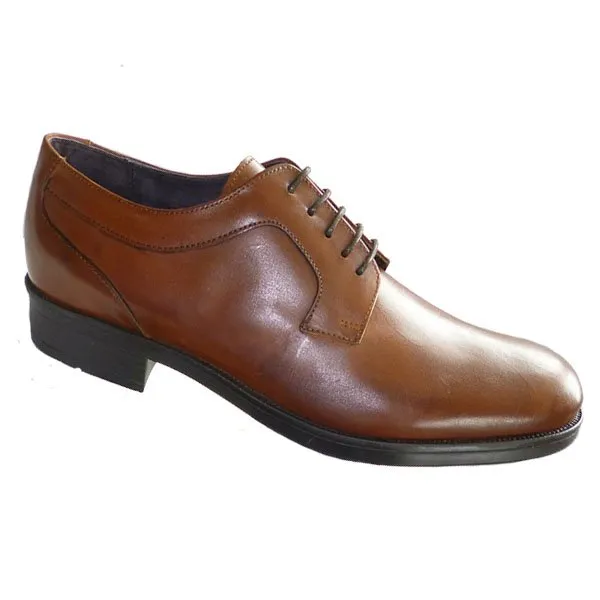 Zapato piel suave con piso de goma y forro y planta piel España 39/45 Cuero y Negro Delemier® 1604 - Imagen 3