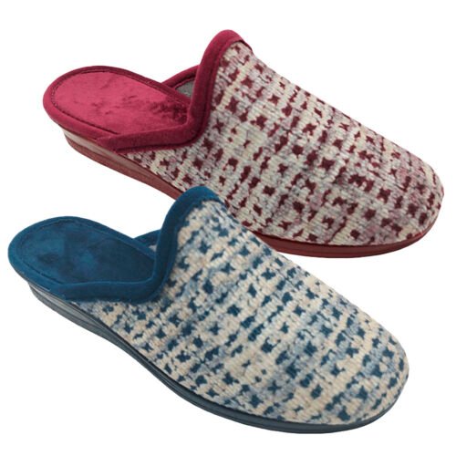 Zapatillas descalzas señora con piso cuña anatómico La Barca® 35 a 41 Marino Burdeos 179