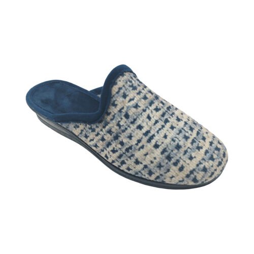 Zapatillas descalzas señora con piso cuña anatómico La Barca® 35 a 41 Marino 179