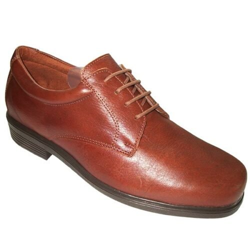 Zapato piel - planta piel con sistema de amortiguacion Eva y forro tela - piso goma de tacon España 39/45 Cuero Trossman 18030