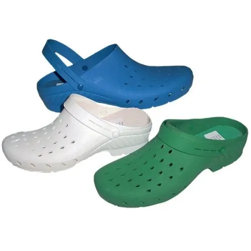 Zueco sanitario Blanco, Azul y Verde 2008