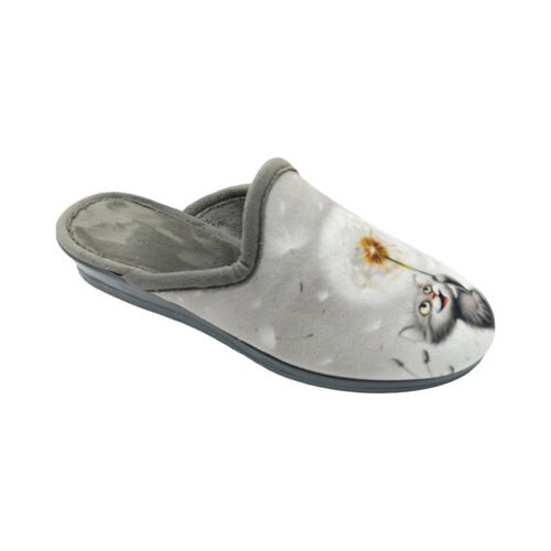 Zapatillas descalzas señora Diente de León con piso cuña anatómico La Barca® 35 a 41 Gris 210