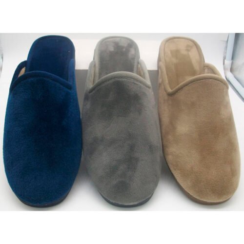 Zapatillas descalzas La Barca® Caballero con piso de goma 39 a 46 Marino Gris Kaki 2105