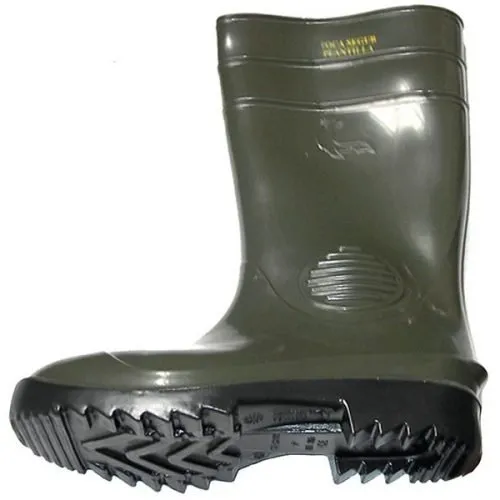 Botas Foca goma Oliva con puntera y plantilla 217