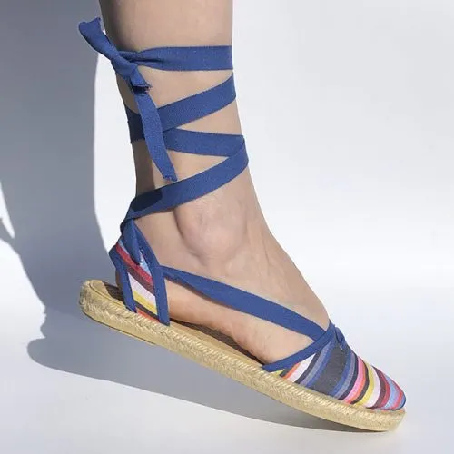 Yute plano mujer multicolor 220