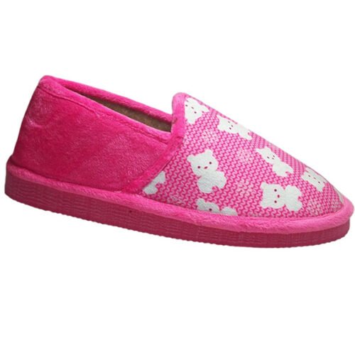 Zapatillas cerrada niño/a "ositos" piso ligero 30/39 Rosa La Barca® 237