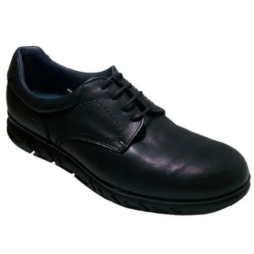 Zapato piel superflexible - comodidad desde el primer dia - piso 360 - planta piel - forro tela y piso goma antideslizante España 40/45 Negro Trossman 360º 2618