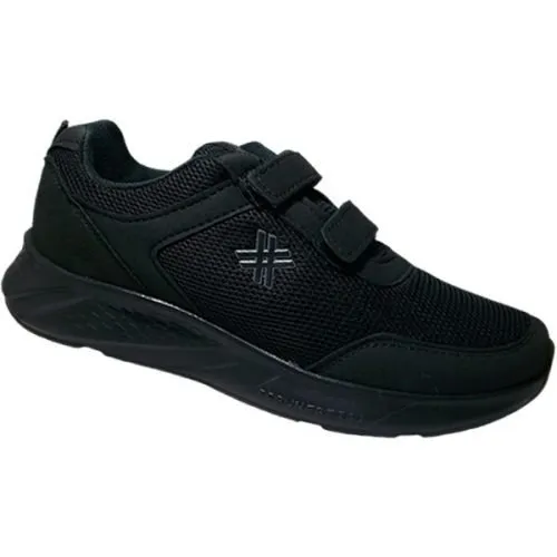 Deportivo velcro con piso ligero de rejilla 36/41 Negro 295
