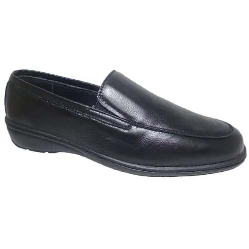 Mocasín piel - plantilla transpirable 35/41 Negro 30022