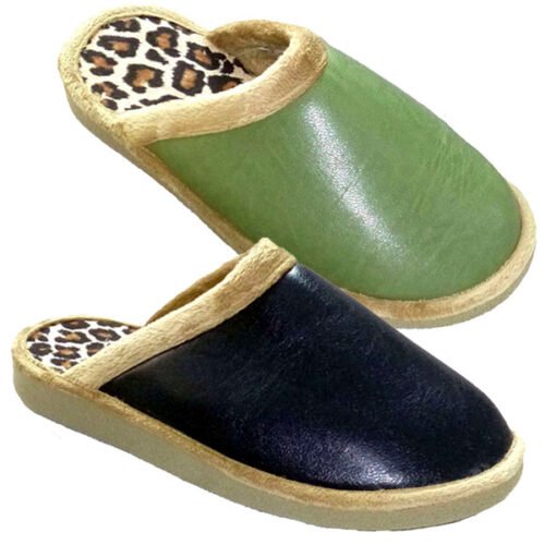 Zapatillas descalzas con piso ligero especial parket La Barca® 35/41 Marino, Verde 3130