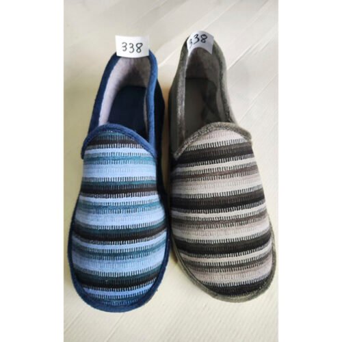 Zapatillas cerradas señora Rayas con piso ligero La Barca® 35 a 41 Tricolor (Marino, Gris y Fuxia) 338 CAJA