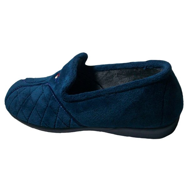 Zapatilla cerrada de caballero escudo con Piso goma DeValverde 40 a 45 Marino 39 a 46 Gris 3518 - Imagen 7