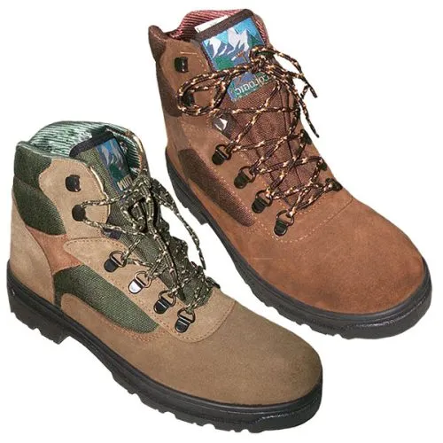 Zapatos De Trabajo Mayorista CRUAN Kaki y Marrón 434