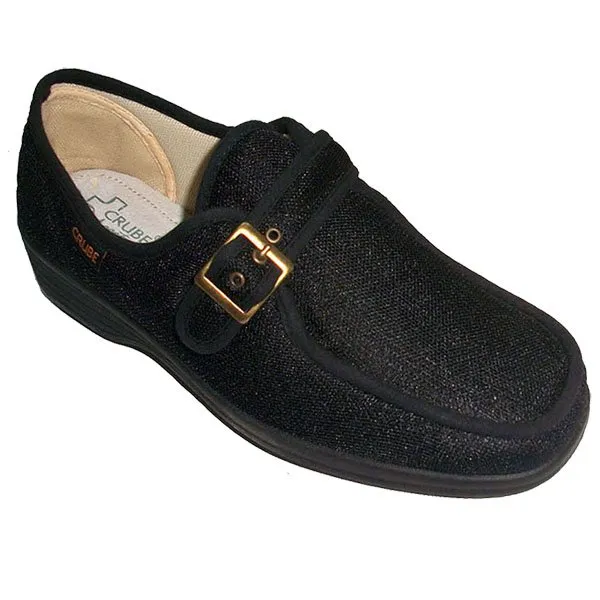 ZAPATILLAS de casa SEÑORA Mayorista Negro 455 Antideslizante 35/41 Hecho en España - Imagen 3