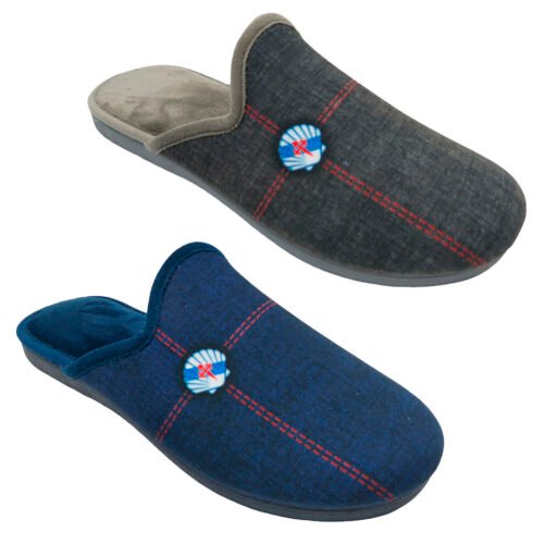 Zapatillas descalzas caballero Concha Camino Santiago La Barca® 39 a 46 Marino Gris 460