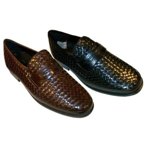 Zapatos de vestir caballero piel con forro y planta piel, suela gorda 39/45 Negro y Marrón 4640