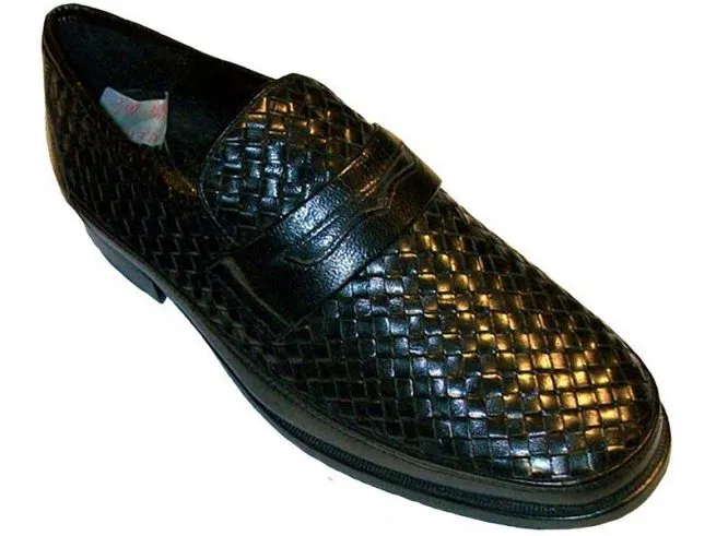 Zapatos de vestir caballero piel con forro y planta piel, suela gorda 39/45 Negro y Marrón 4640 - Imagen 2