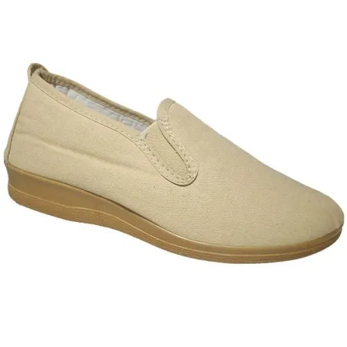 Zapatillas para señora Beige marca La Barca® 500