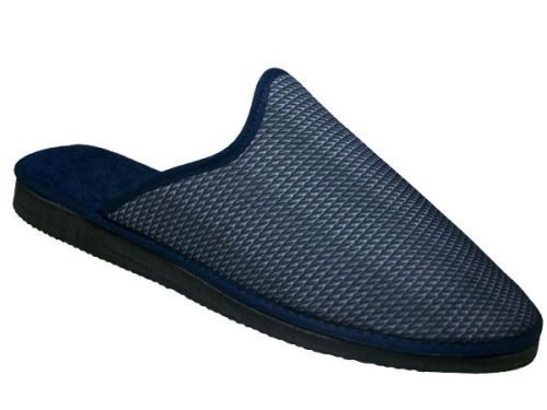 Zapatilla chinela con piso ligero - de tela fresca 39/46 Marino La Barca® 502