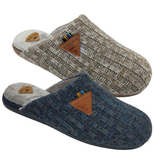 Zapatillas descalzas caballero con piso goma y plantilla acolchada DeValverde 39 a 46 Marino Tierra 5500