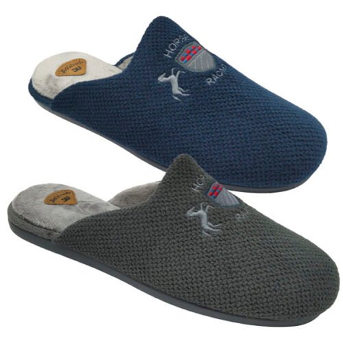 Zapatillas descalzas caballero Horse Racing con piso goma y plantilla acolchada DeValverde 39 a 46 Gris Marino 5508