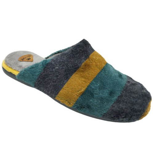 Zapatillas descalzas caballero con piso goma y plantilla acolchada DeValverde 39 a 46 Gris 5509