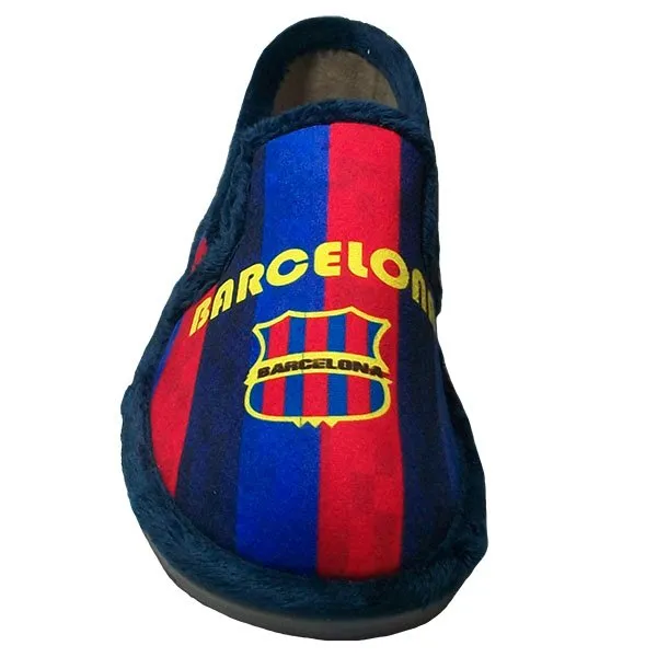 Zapatilla equipo de fútbol con elásticos y piso ligero ANDOFLEX 35/46 Marino (Barcelona) 5914
