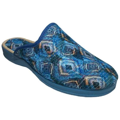 Zapatilla de casa de señora Azul 6040127