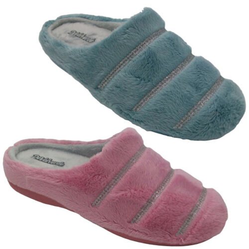 Zapatilla semidescalza de chica con Piso goma DeValverde 35 a 42 Salmon Turquesa 6080
