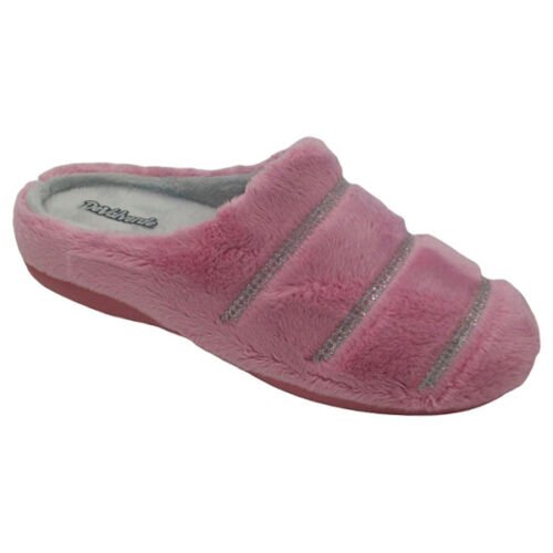 Zapatilla semidescalza de chica con Piso goma DeValverde 35 a 42 Salmon 6080