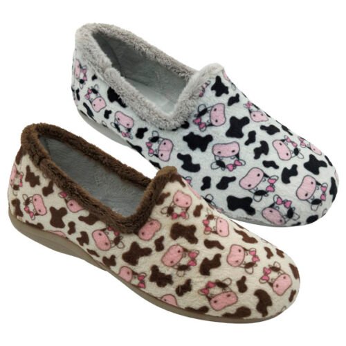 Zapatillas cerradas Vaquitas de chica con piso plano DeValverde 35 a 42 Beige Gris 6085