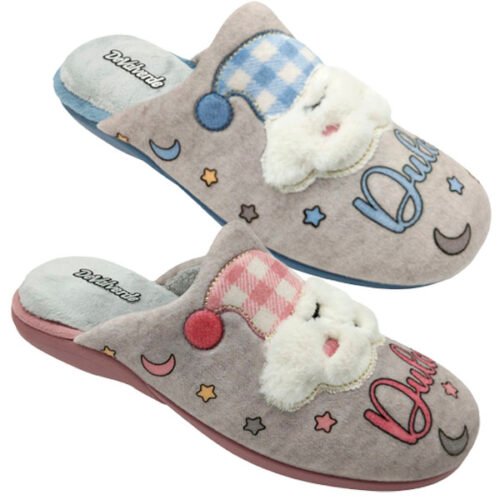 Zapatillas descalzas Dulces Sueños de chica con plantilla acolchada DeValverde 35 a 42 Salmón Ducados 6096