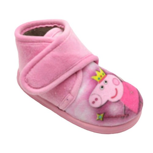 Zapatillas cerradas niño Animal con velcro La Barca® 19 a 28 Rosa 613