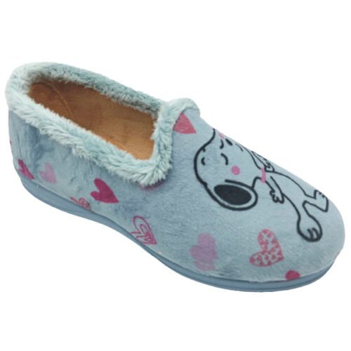Zapatillas cerradas señora Perro con piso goma Segura 35 a 41 Aguamar 621-7024