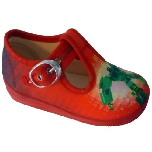 Zapatillas niño Rojo 637