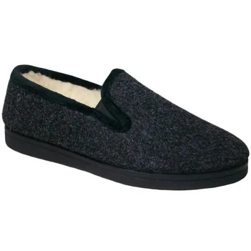 La Barca® Zapatilla cerrada caballero forrada LA BARCA 39/46 Negro 703