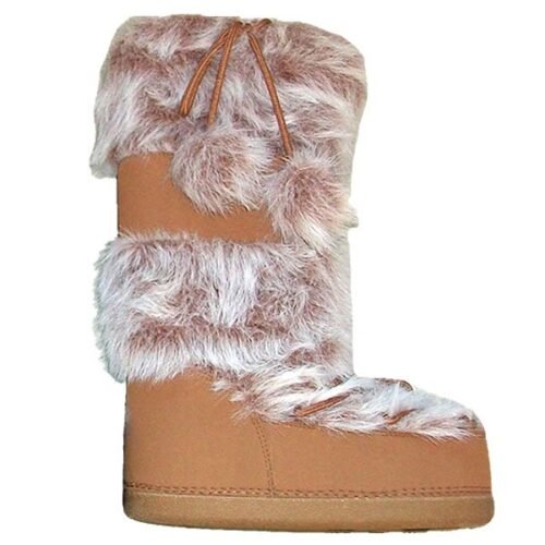 Bota mujer tipo Moon Boot, Esquimal descanso nieve 36/41 Camel 8010