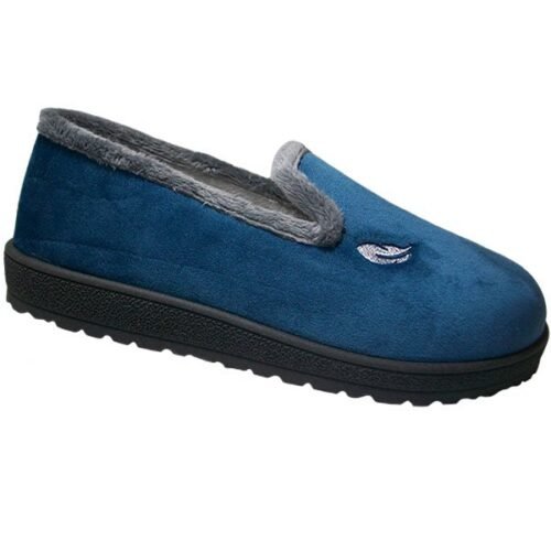 Zapatilla cerrada de chica PlumaFlex 35/42 Marino 80814