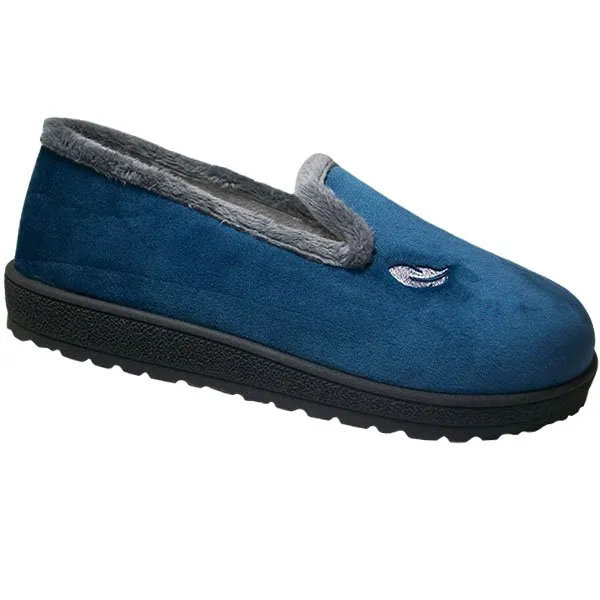 Zapatilla cerrada de chica PlumaFlex 35/42 Marino 80814