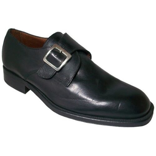 Zapatos de vestir caballero piel con forro y planta de piel, piso suela 39/45 Negro 8101