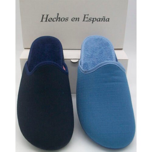 Zapatillas descalzas lisas mujer La Barca ® 36 a 41 Marino y Aguamar 9001