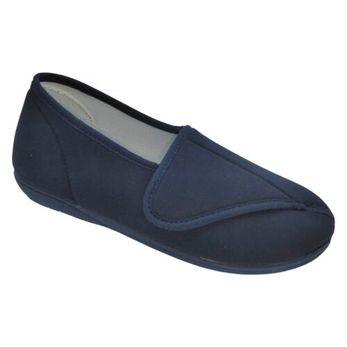 Zapatillas Terapéuticas Mujer Ortho Soluciones con Velcro Verano – Marino (Mod. 902)